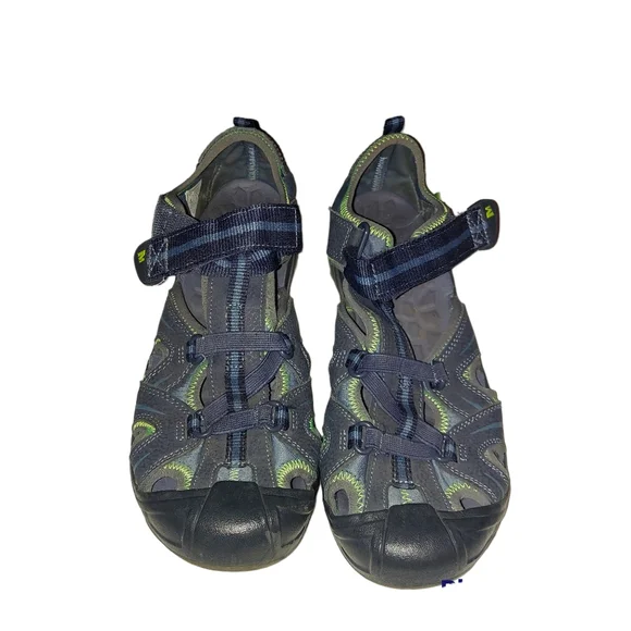 Merrell Hydro Hiker Sport Outdoor Waterproof Sandals Blue Green Size 7M Merrell Hydro Hiker Sandals Blue Green Closed Toe Water Shoe  main image 2
